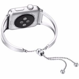 Silver Tone Apple Watch Band 42mm